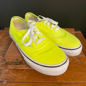 Neon Vans kids size 3.5